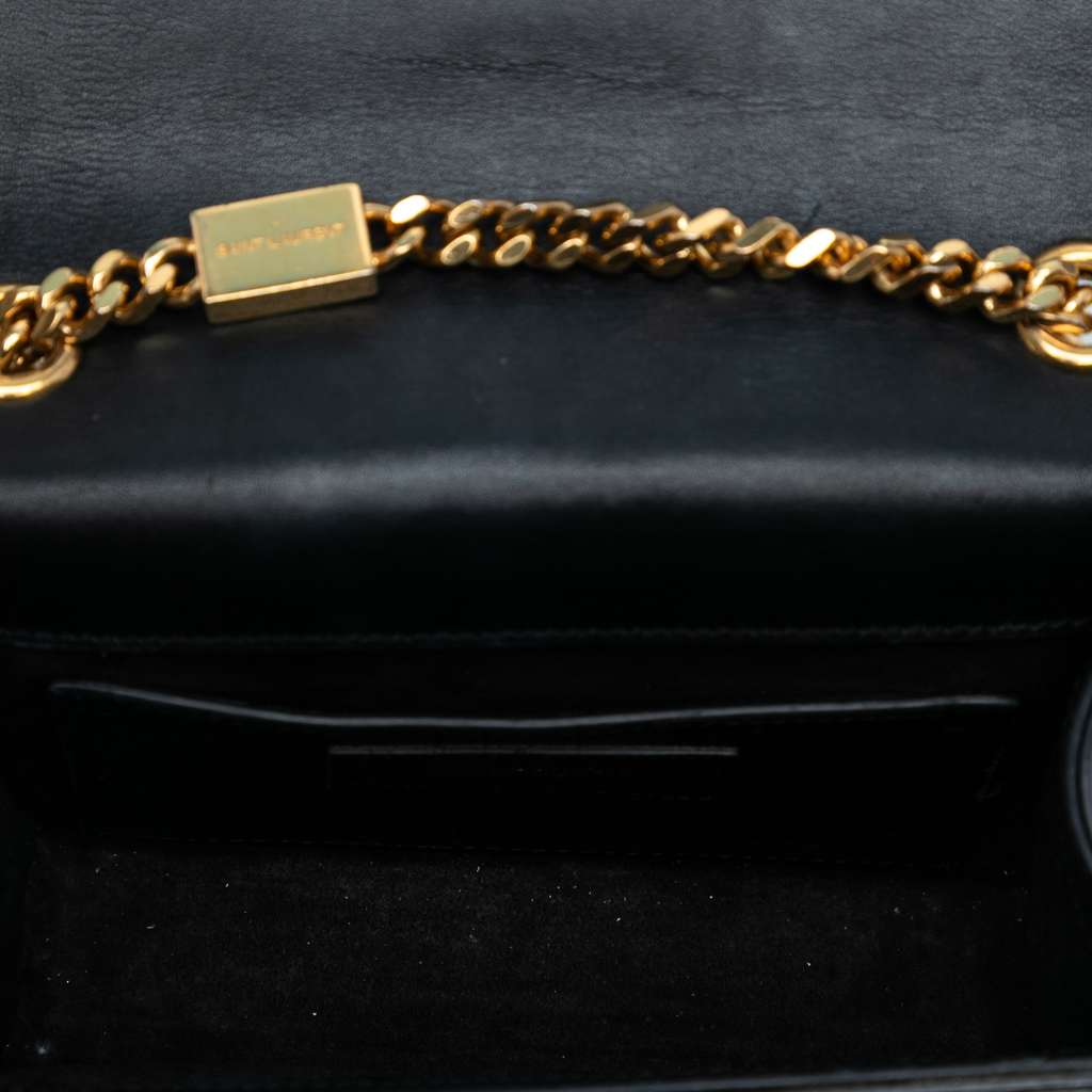 Saint Laurent Small Leather Monogram Kate Tassel Crossbody - 4