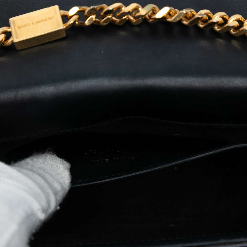 Saint Laurent Small Leather Monogram Kate Tassel Crossbody - 5