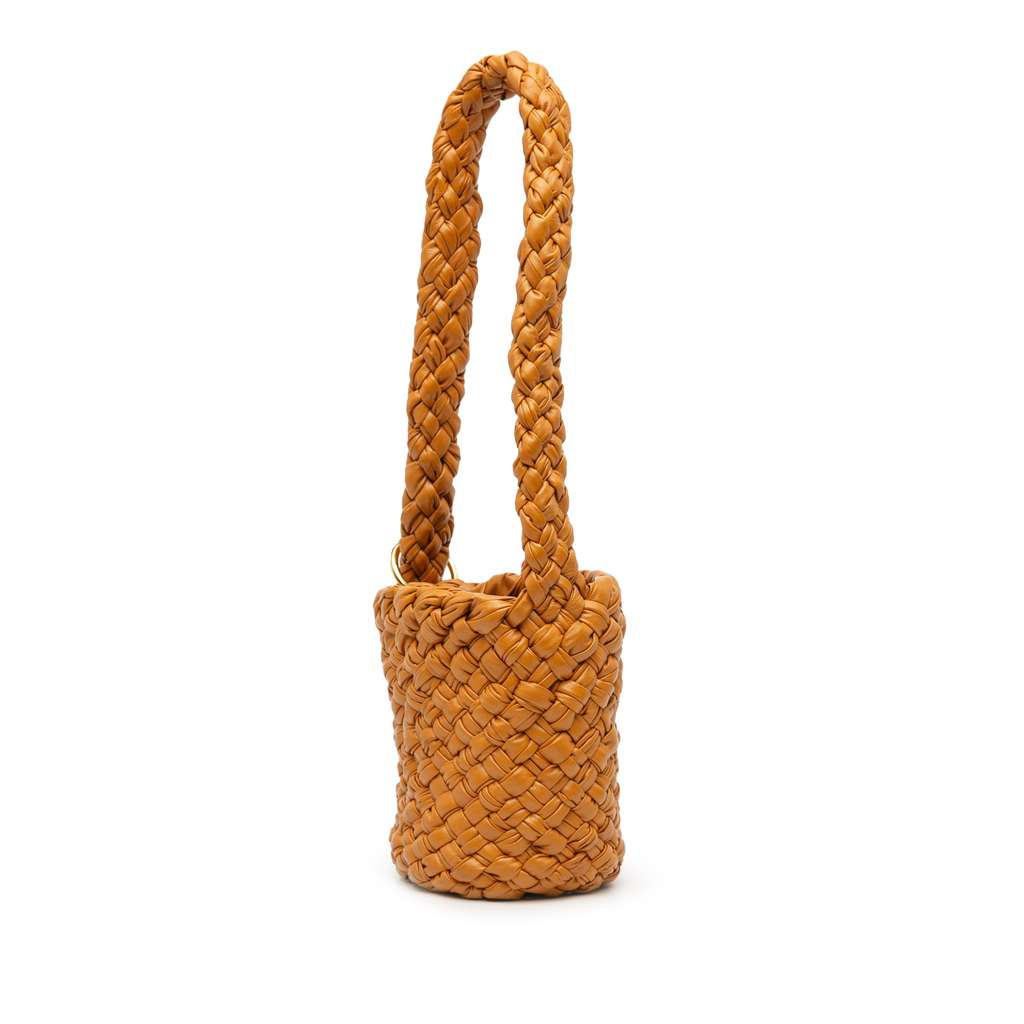 Bottega Veneta Small Calfskin Intreccio Kalimero Bucket Bag - 2