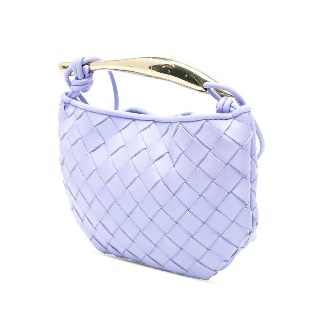Bottega Veneta Baby Lambskin Intrecciato Sardine Bag - 2