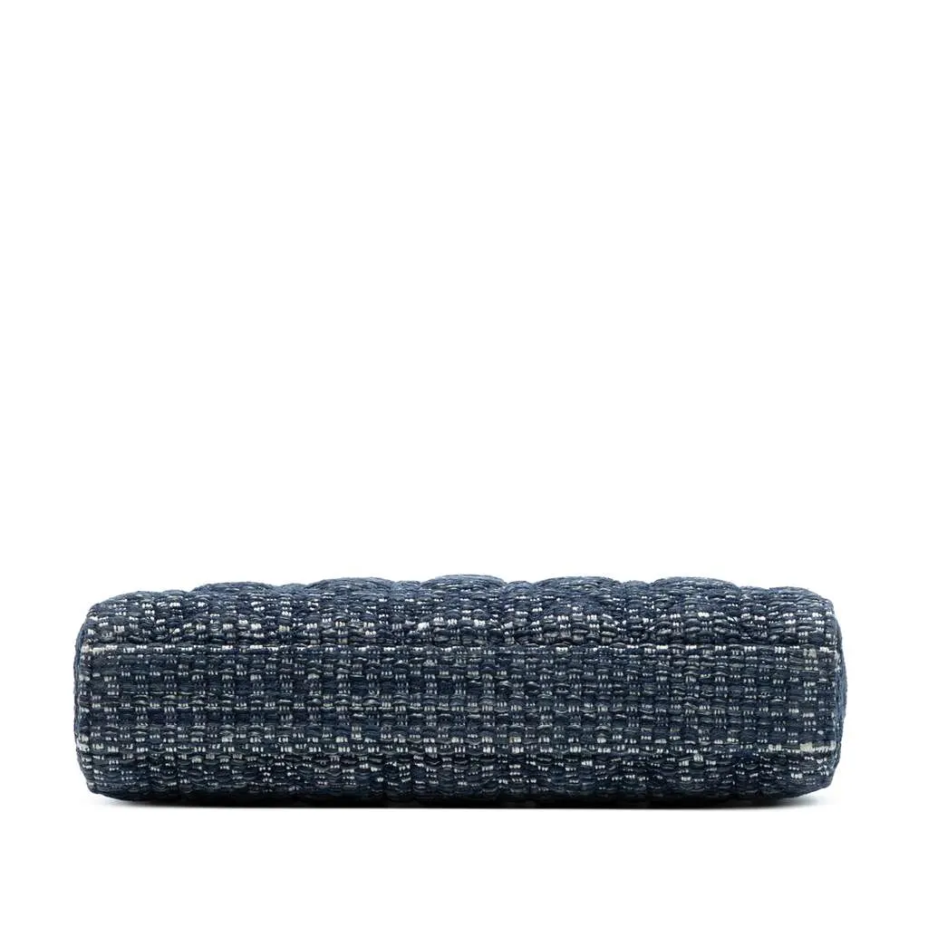Dior Medium Tweed Cannage Lady D Joy Blue Tweed Good - Inside View