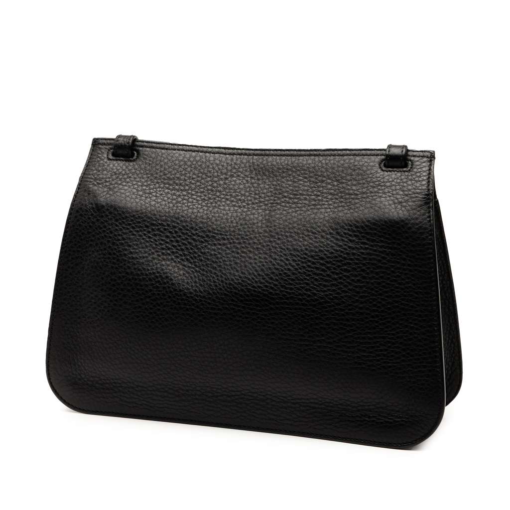 Gucci Medium Leather Bamboo Daily Crossbody - 2