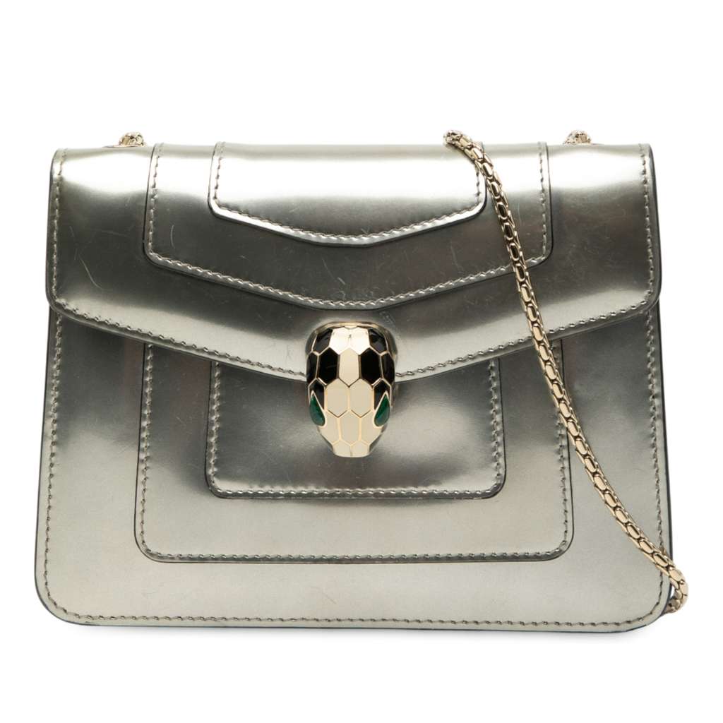 Bvlgari Small Patent Serpenti Forever Crossbody