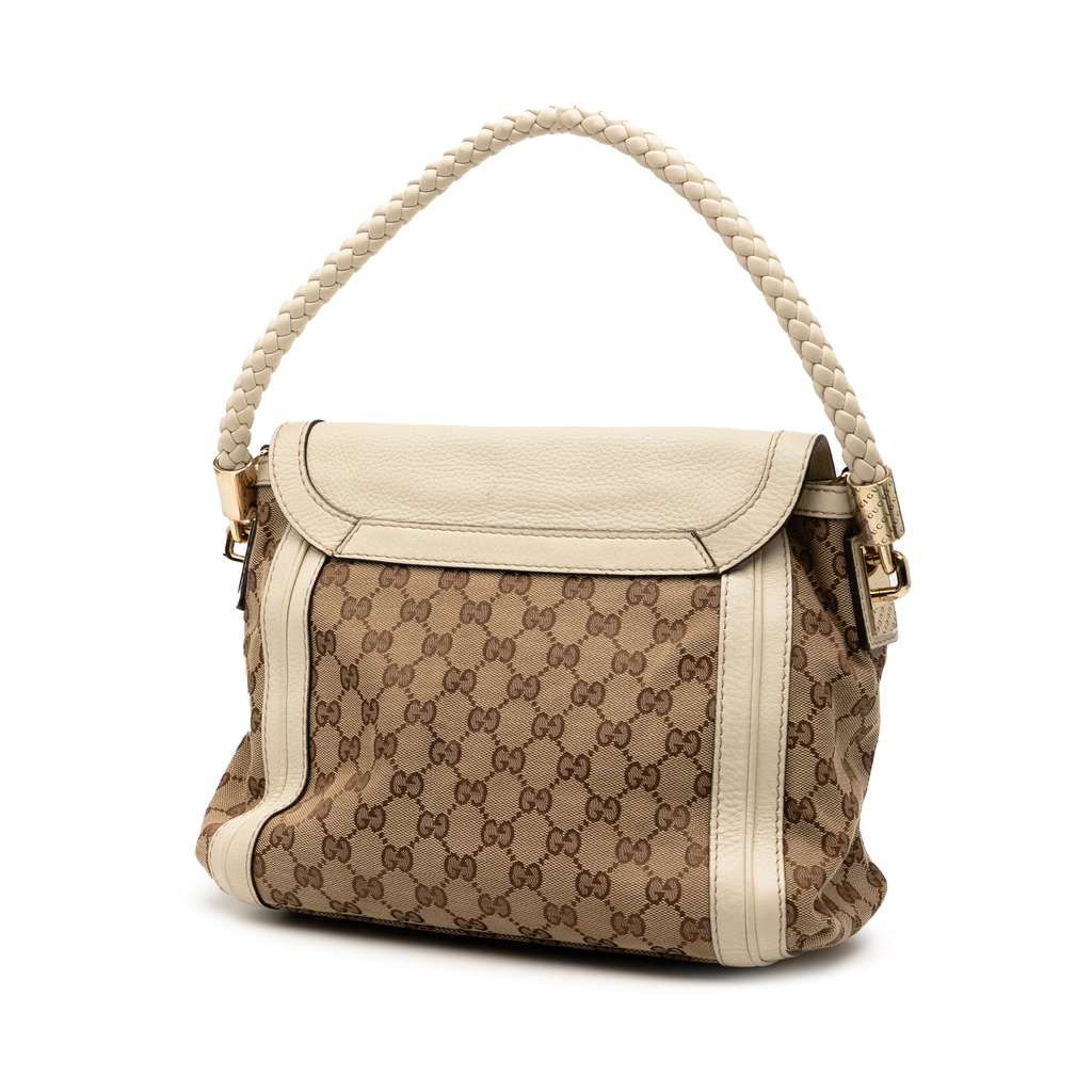 Gucci GG Canvas Bella Flap Satchel - 2