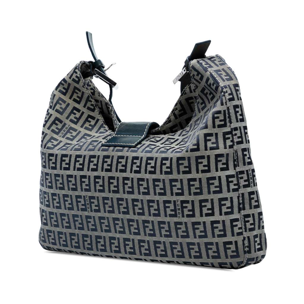 Fendi Zucchino Canvas Shoulder Bag - 2