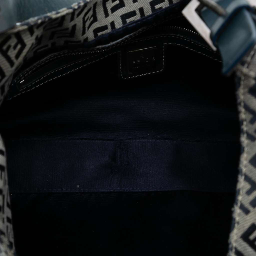 Fendi Zucchino Canvas Shoulder Bag - 4