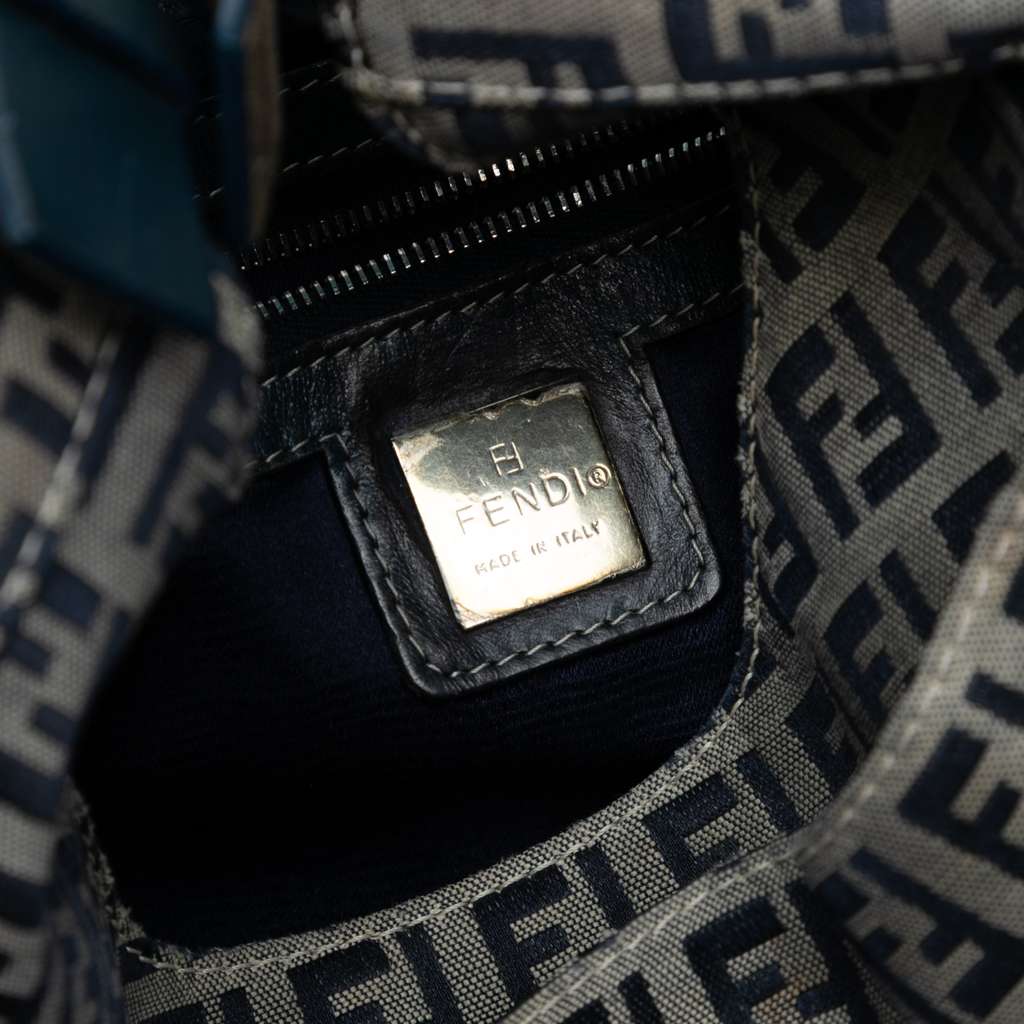 Fendi Zucchino Canvas Shoulder Bag - 5