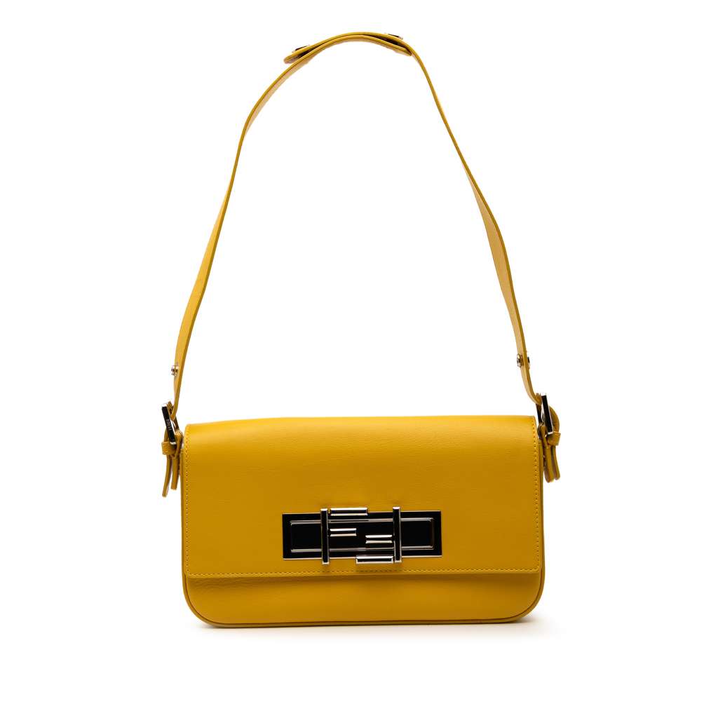 Fendi Leather 3Baguette Shoulder Bag