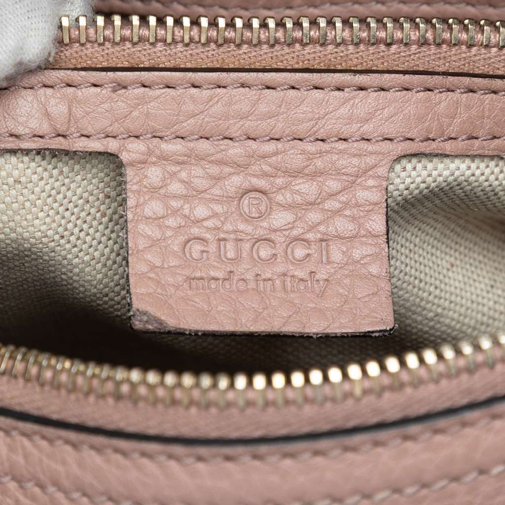 Gucci Medium Calfskin Bamboo Shopper Boston Bag - 5