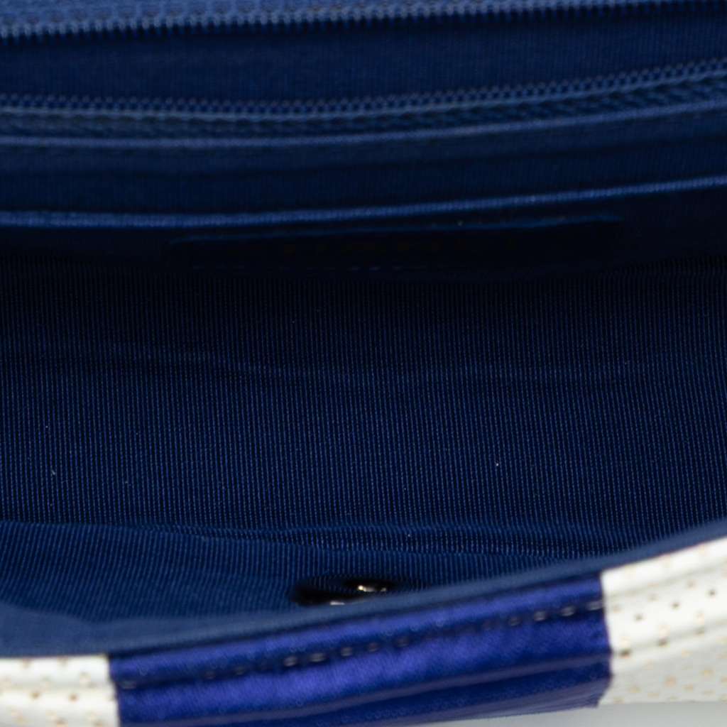 Chanel Mini Rectangular Classic Pleated Perforated Lambskin Single Flap - 4