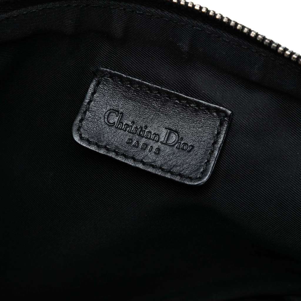 Dior Mini Diorissimo Canvas Saddle Pochette - 5