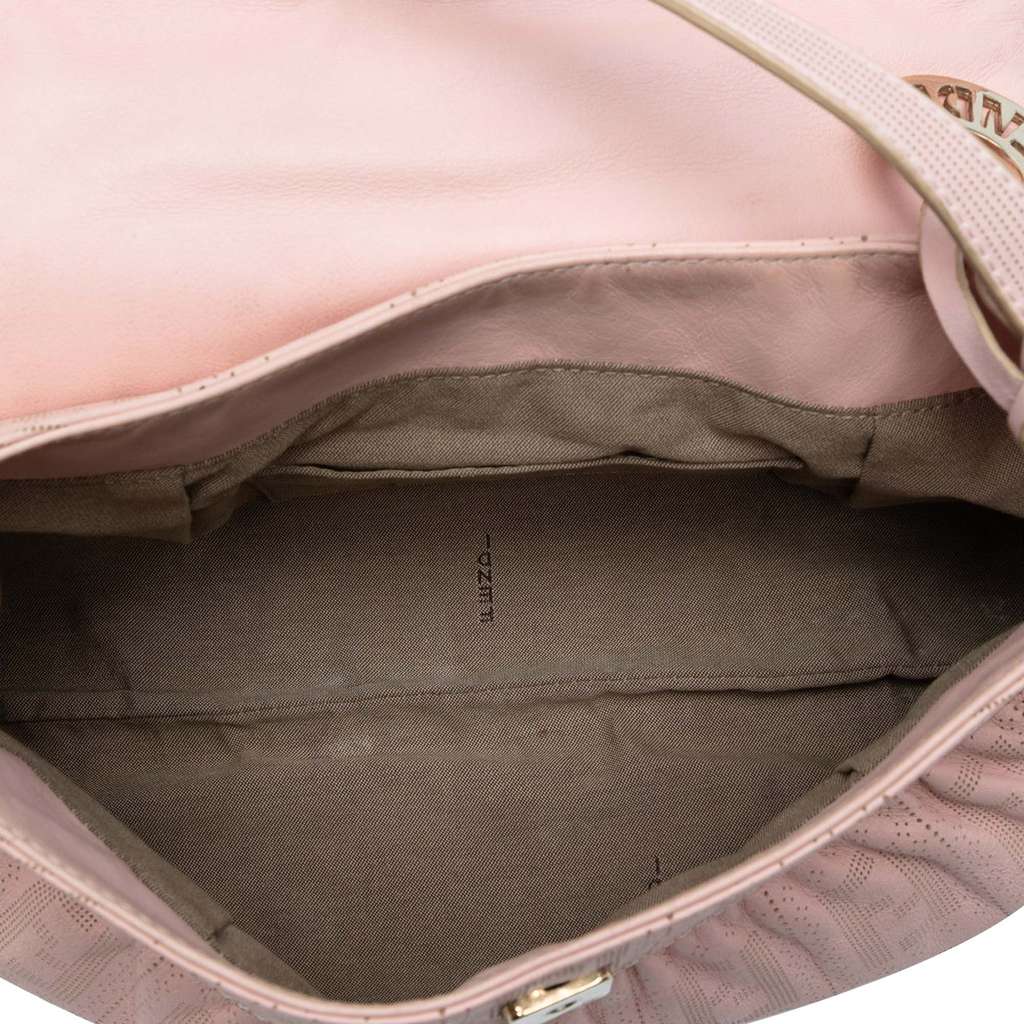 Fendi Small Zucca Perforated Leather Chef Flap - 4