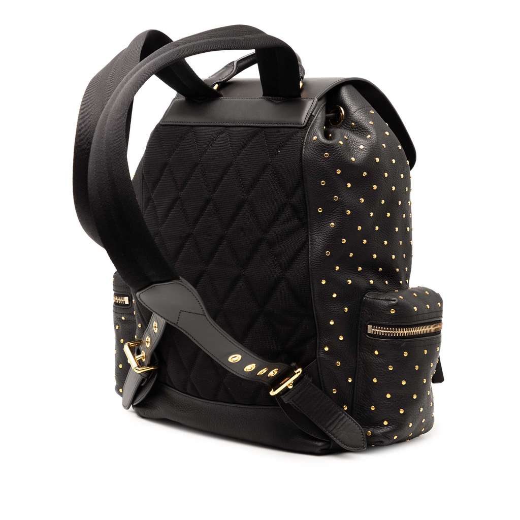 Burberry Leather Studded Rucksack Backpack - 2