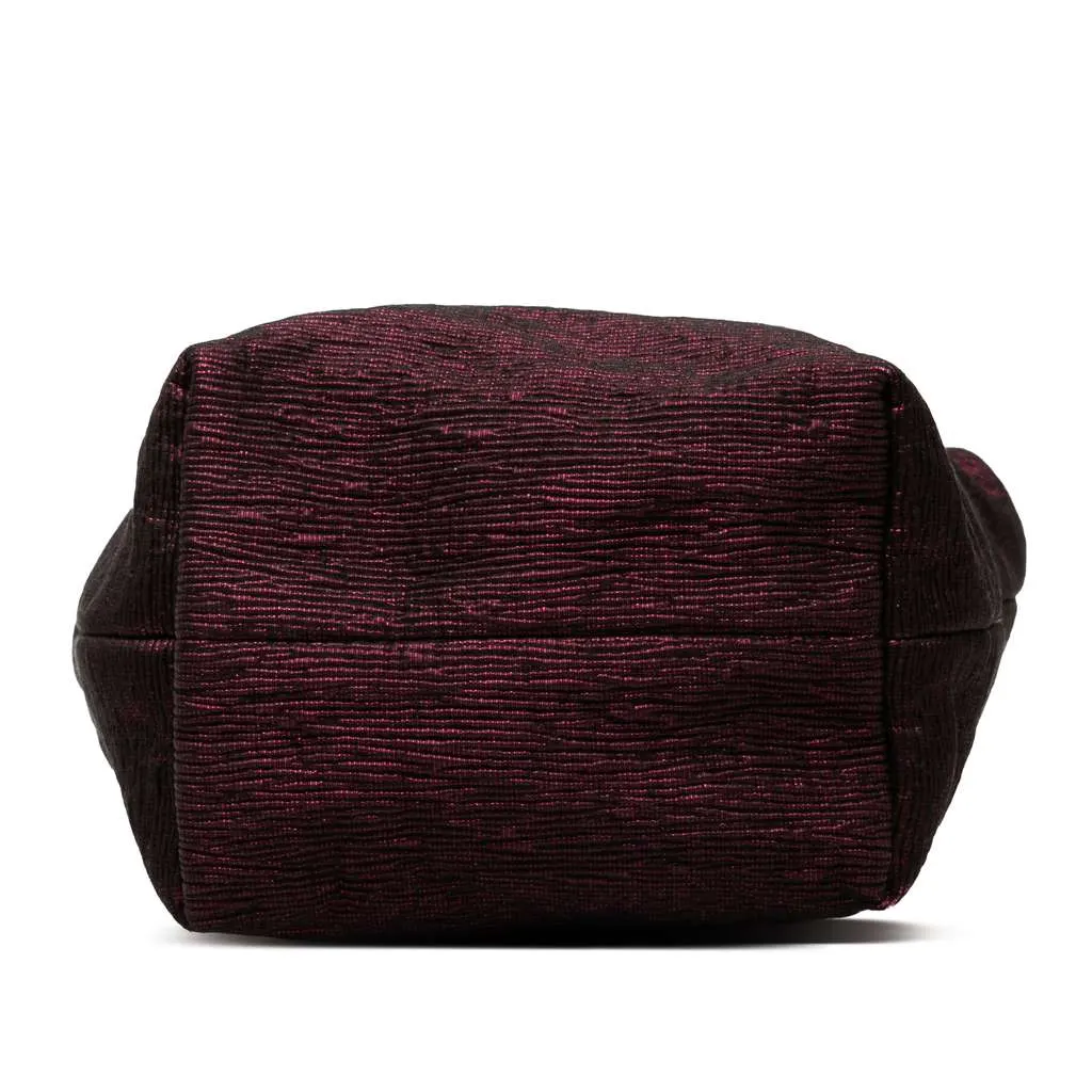 Louis Vuitton Limited Edition Metallic Jacquard Double Jeu Neo Alma Tote Purple Jacquard Very good - Inside View