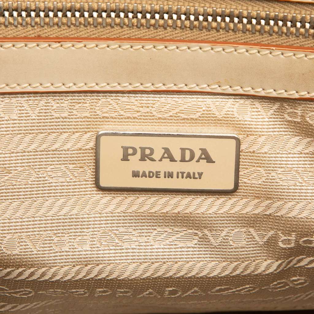 Prada Embossed Leather Handbag - 5