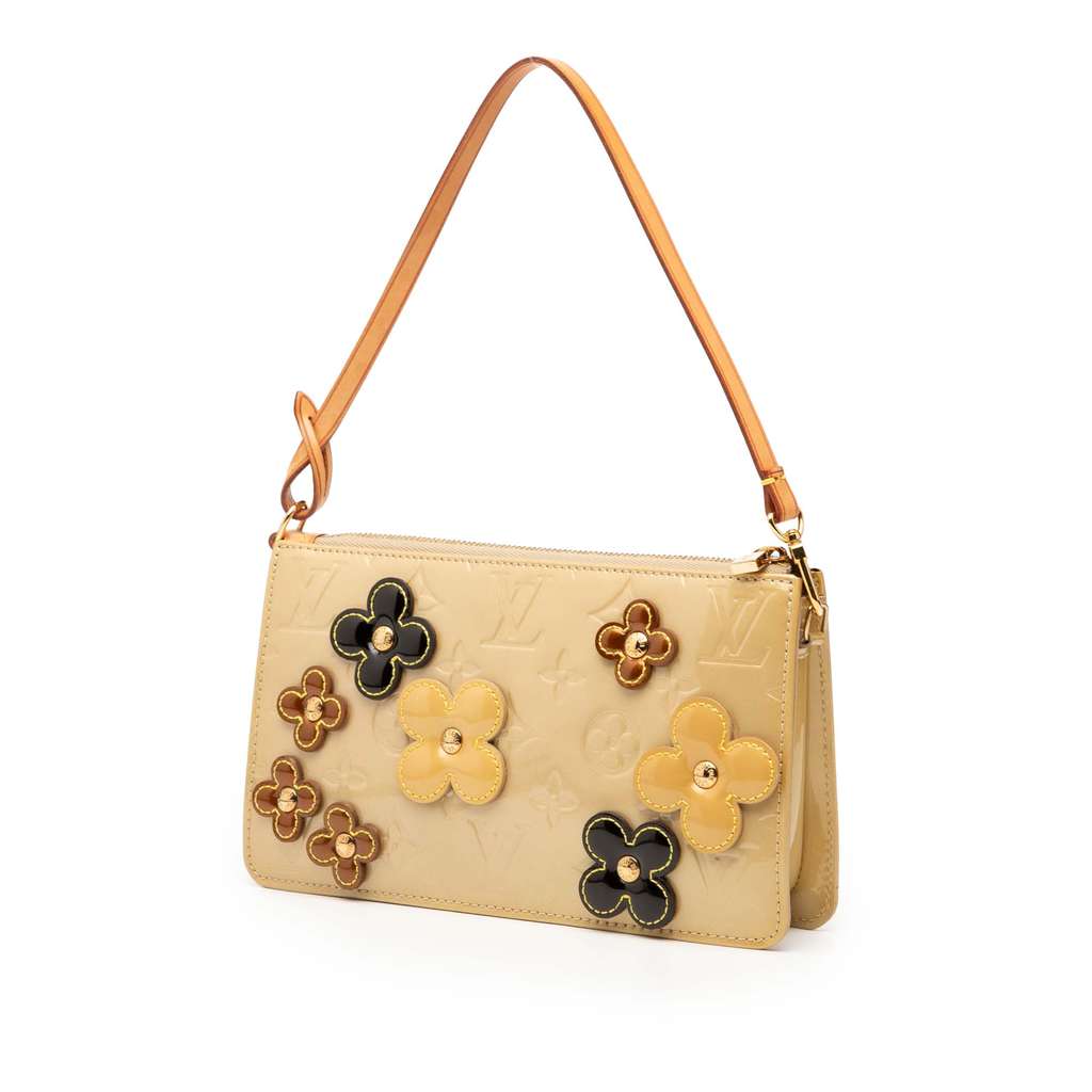 Louis Vuitton Monogram Vernis Fleurs Lexington Pochette - 2