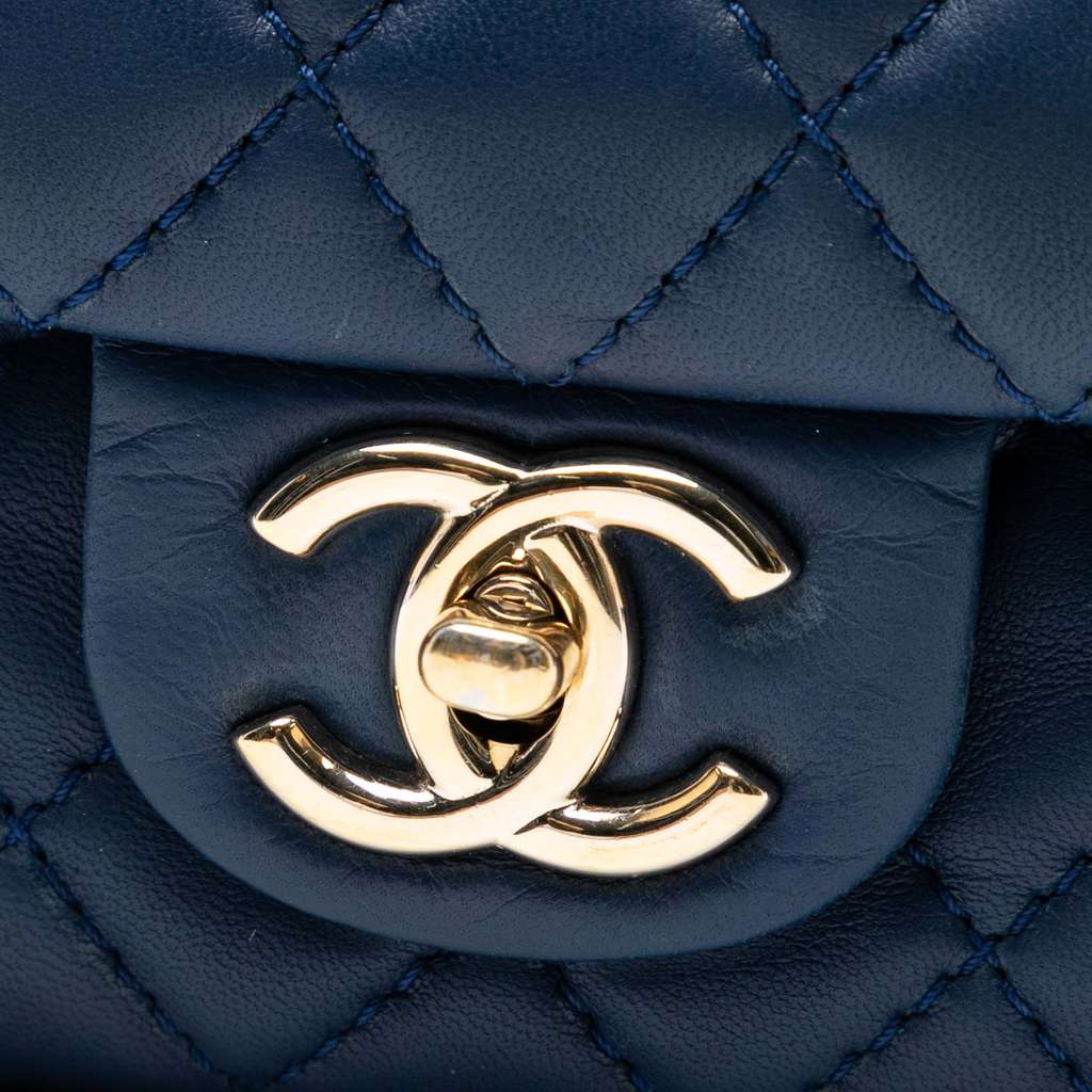 Chanel Medium Classic Lambskin Double Flap - 5