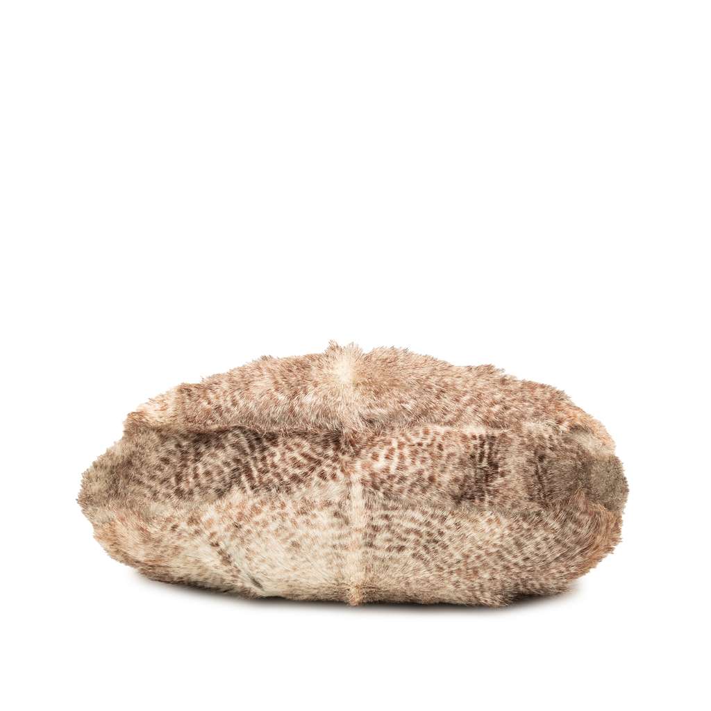 Salvatore Ferragamo Faux Fur Gancini Shoulder Bag - 3