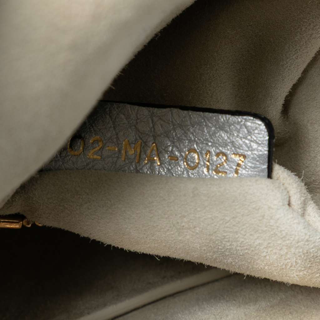 Dior Mini Metallic Grained Calfskin Cannage Lady Dior - 5