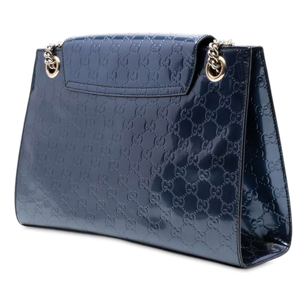 Gucci Large Patent Guccissima Emily Shoulder Bag - 2
