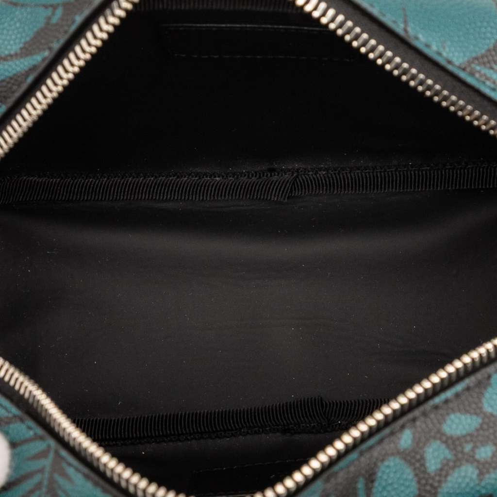 Saint Laurent Grain de Poudre Tropical Palm Pouch - 4