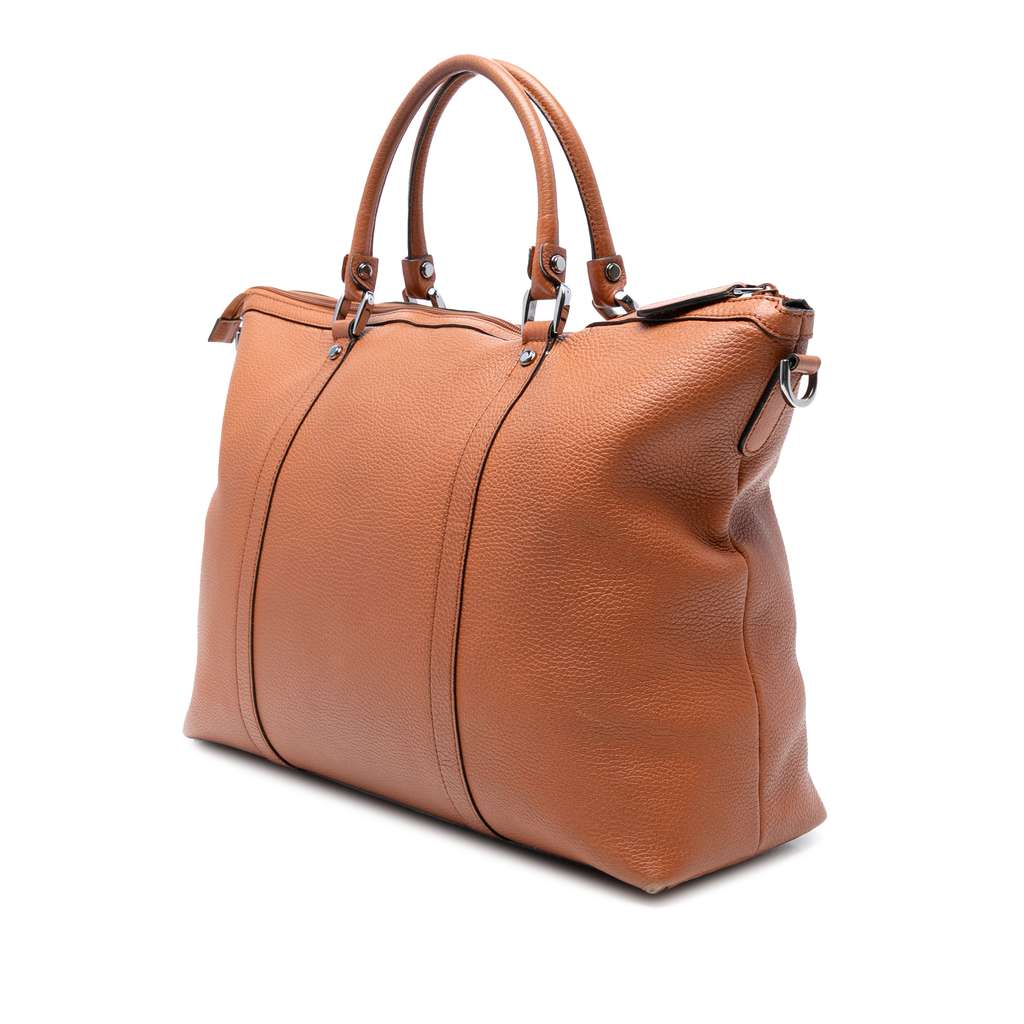 Gucci Leather GG Charm Satchel - 2