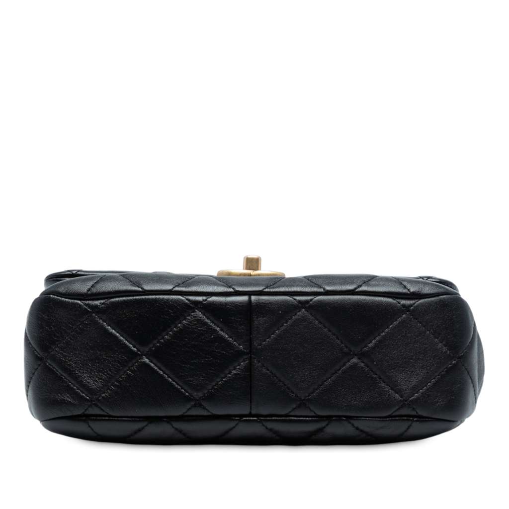 Chanel Mini Quilted Lambskin Lacquered Chain Flap - 3