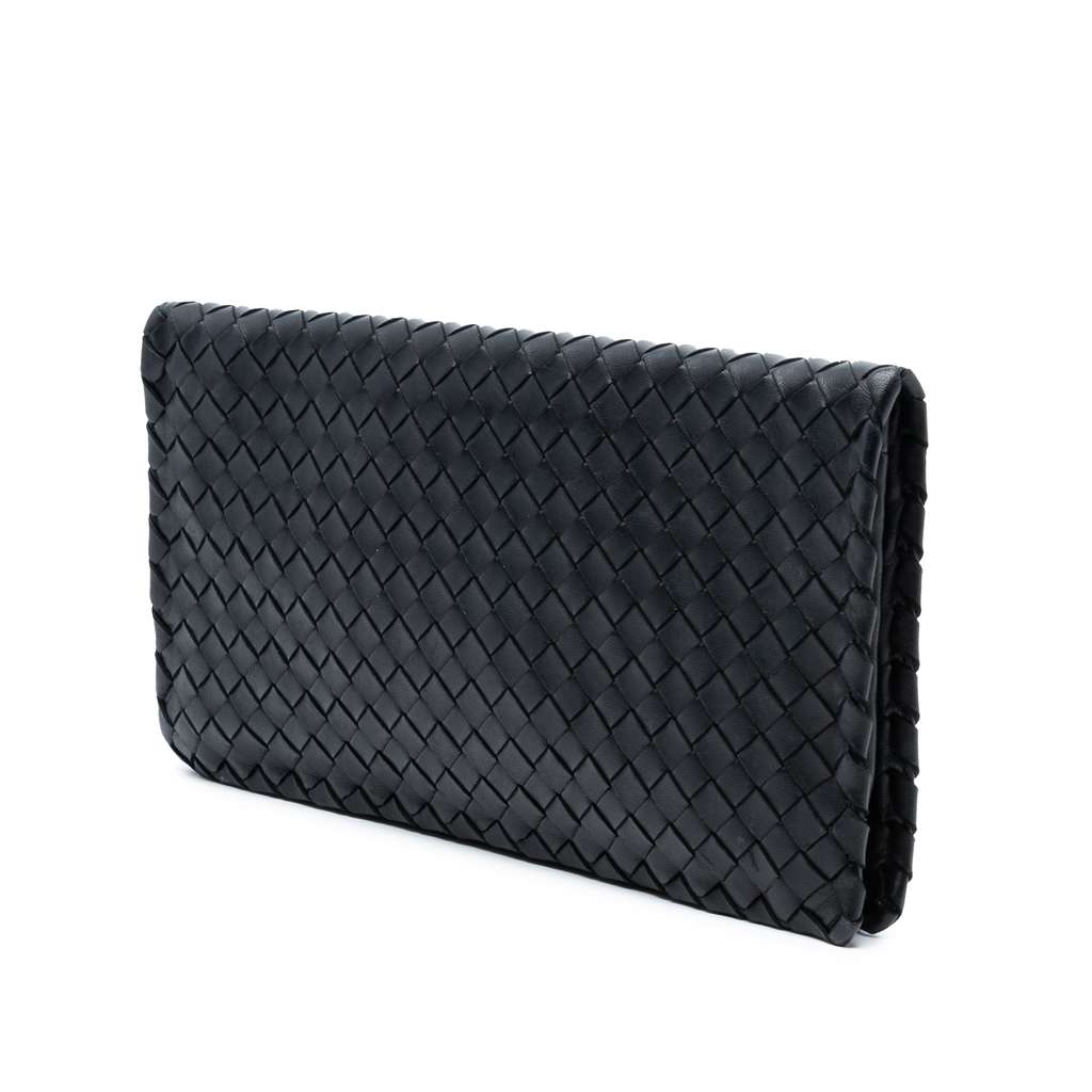 Bottega Veneta Nappa Intrecciato Turn Lock Clutch - 2