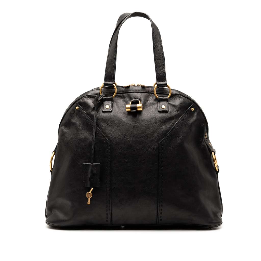 Saint Laurent Oversized Leather Muse Handbag