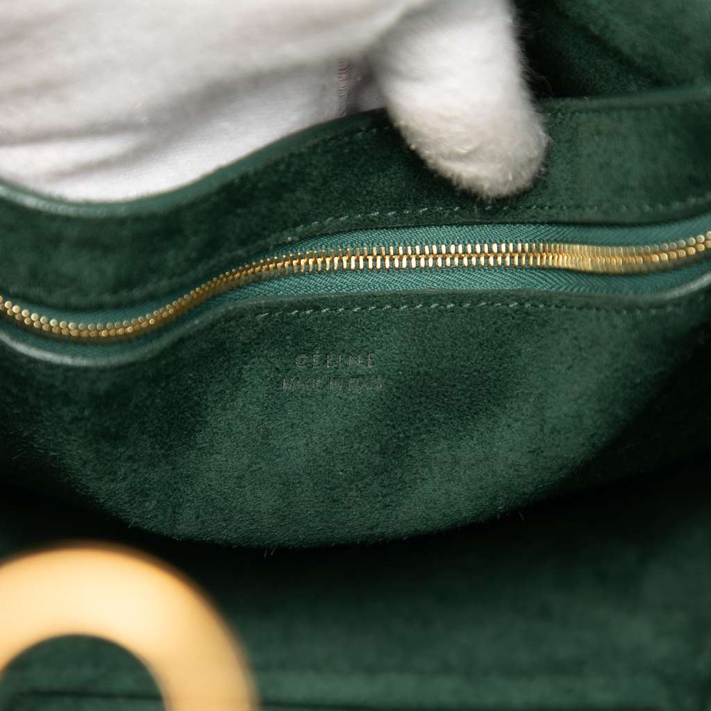 Celine Medium Leather Seau Sangle Bucket - 5