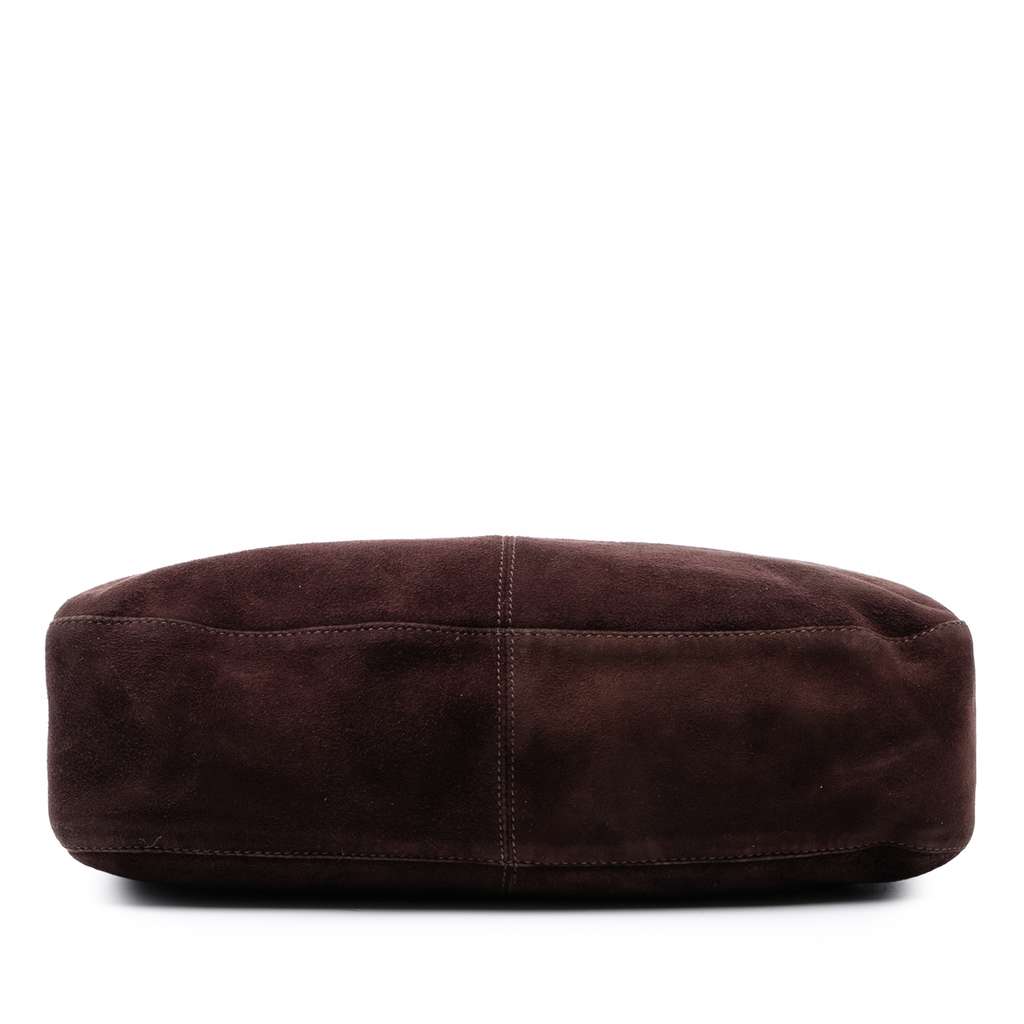 Fendi Suede FF Shoulder Bag - 3