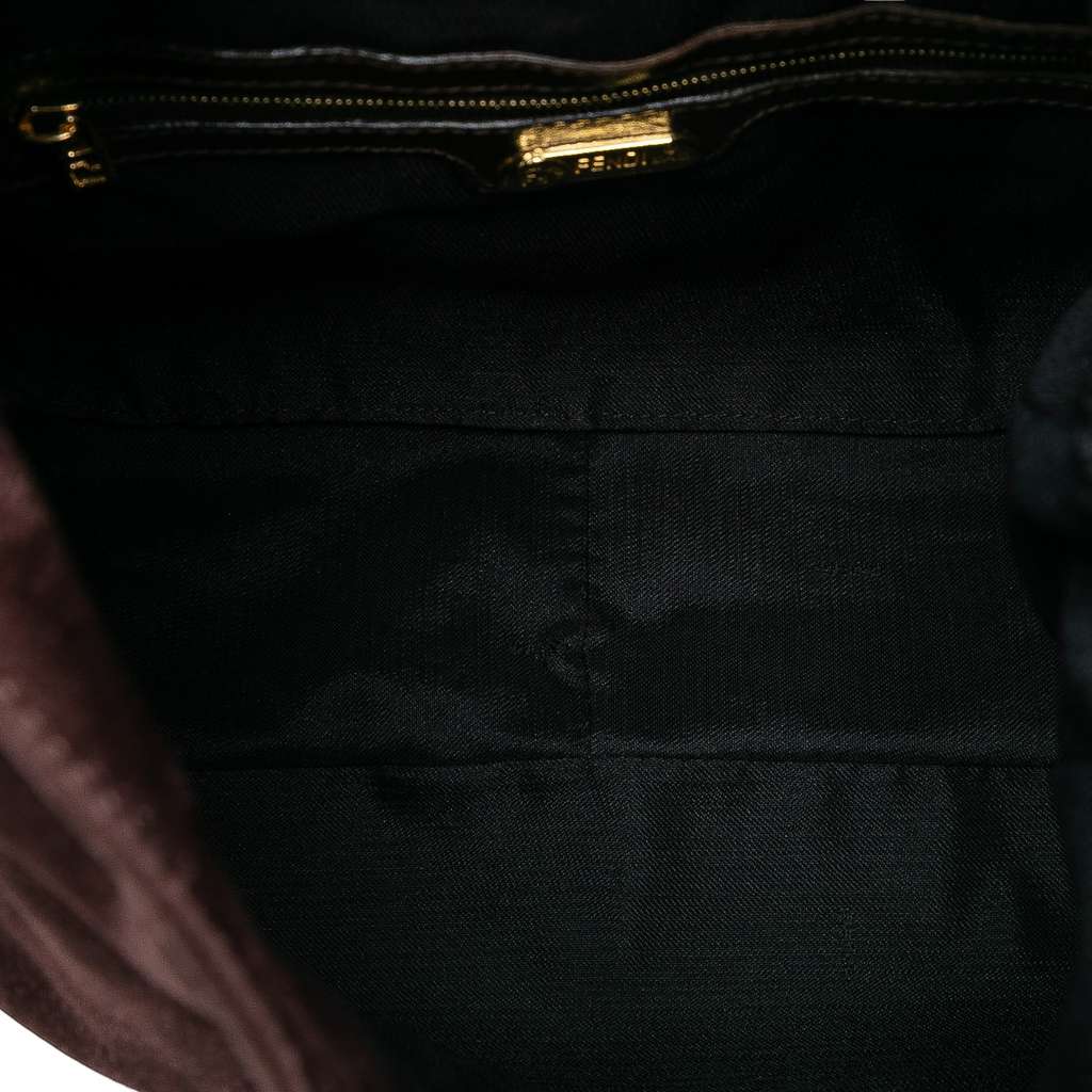 Fendi Suede FF Shoulder Bag - 4