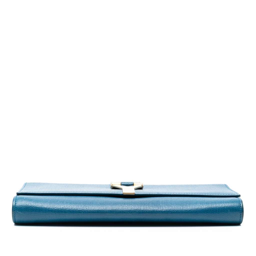 Saint Laurent Textured Leather Chyc Ligne Clutch - 3