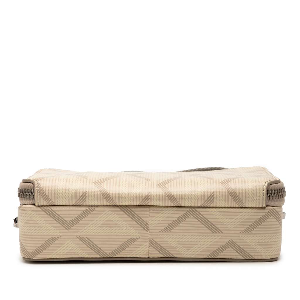 Dior CD Diamond Coated Canvas Zipped Pouch with Strap - 3