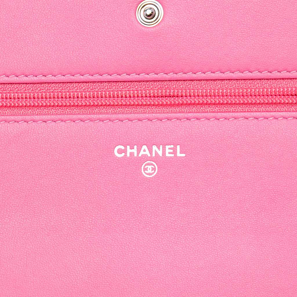 Chanel Ombre Lambskin Degrade Wallet On Chain - 5