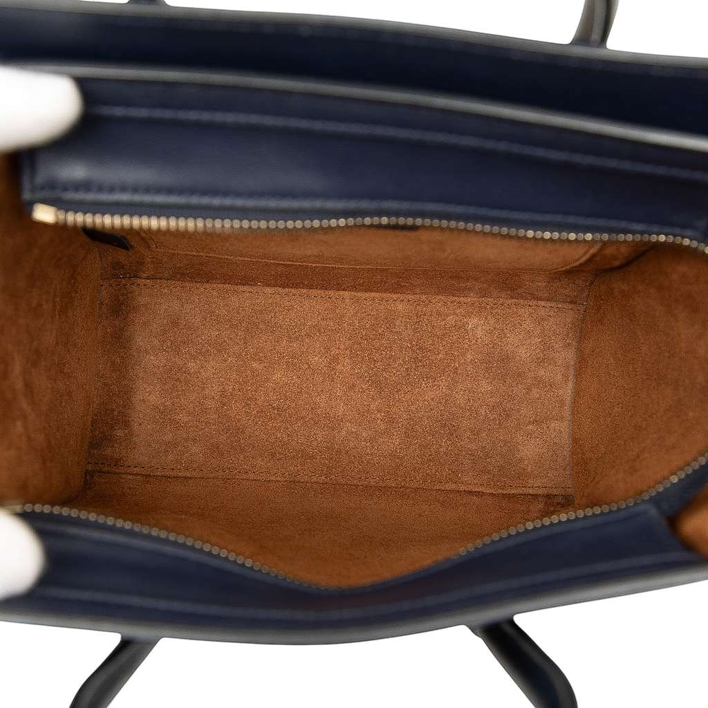 Celine Nano Tricolor Leather Luggage Tote - 4