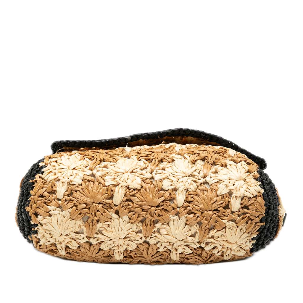 Gucci Small GG Marmont Raffia Crossbody - 3