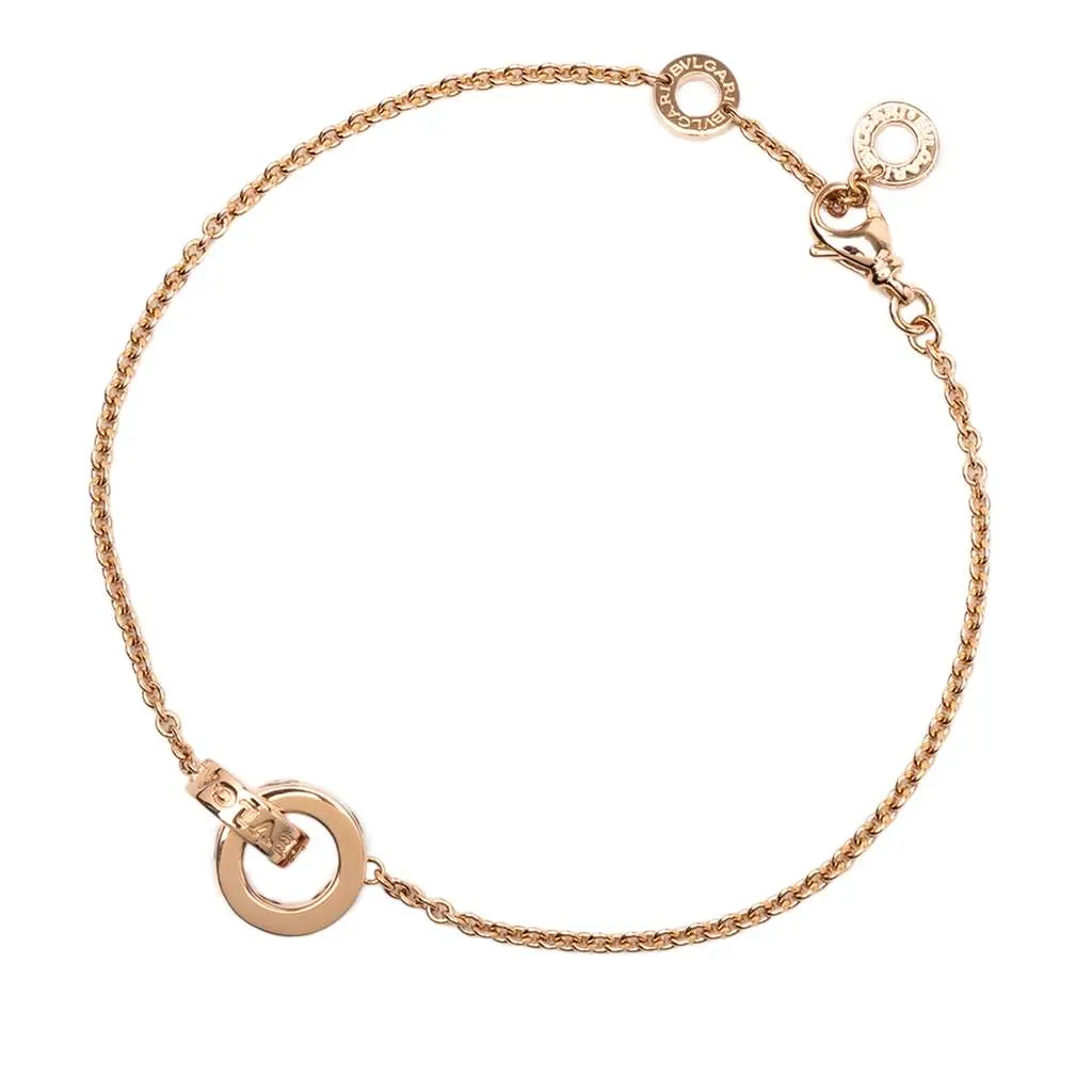 Bvlgari 18K Rose Gold Amethyst and Tourmaline Roman Sorbets Bracelet Pink Rose Gold Very good - Back View