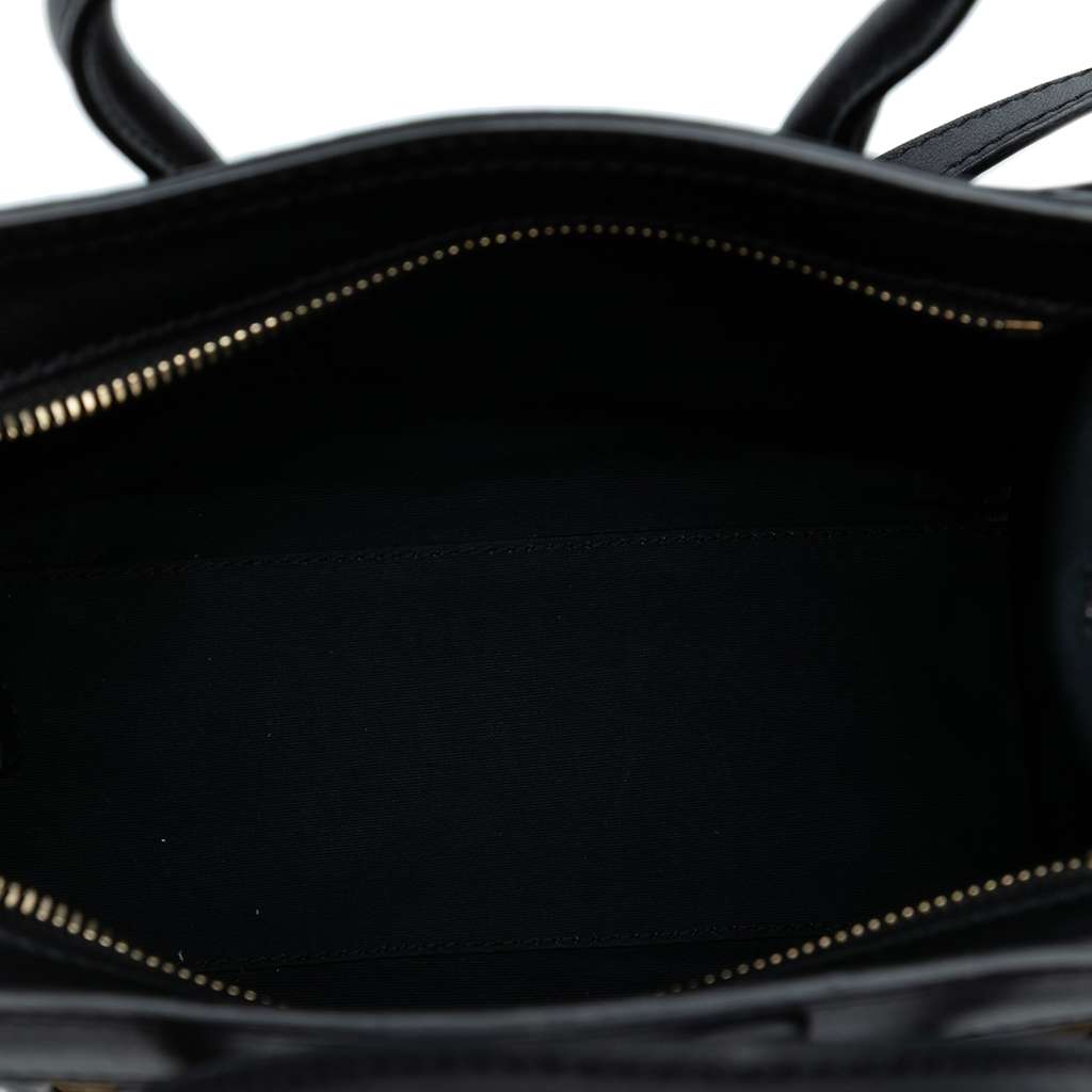 Celine Nano Bicolor Suede and Calfskin Luggage Tote - 4