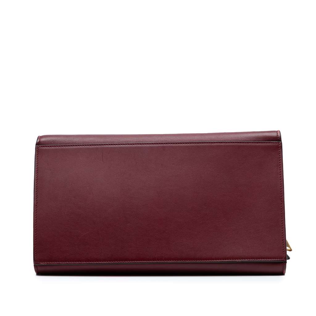 Celine Medium Leather Trapeze Satchel - 3