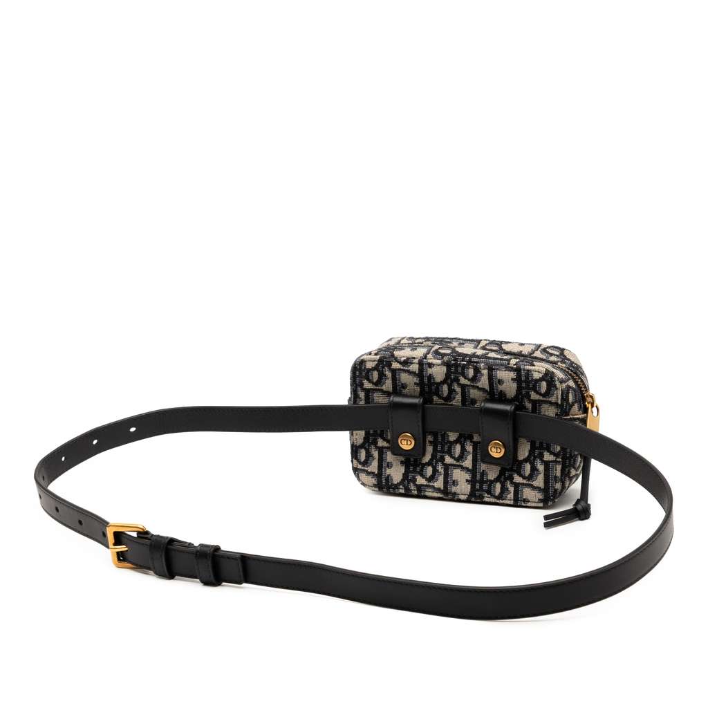 Dior Oblique Canvas Belt Pouch - 2
