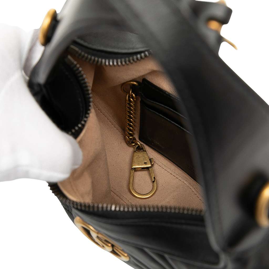 Gucci Mini GG Marmont Half Moon Bag - 5