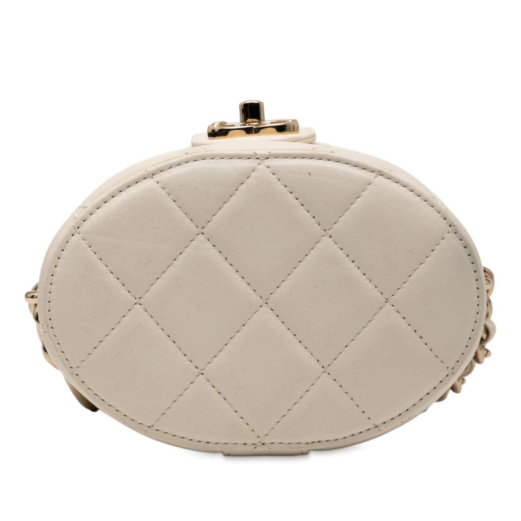 Chanel CC Lambskin Elegant Chain Vanity Case - 3