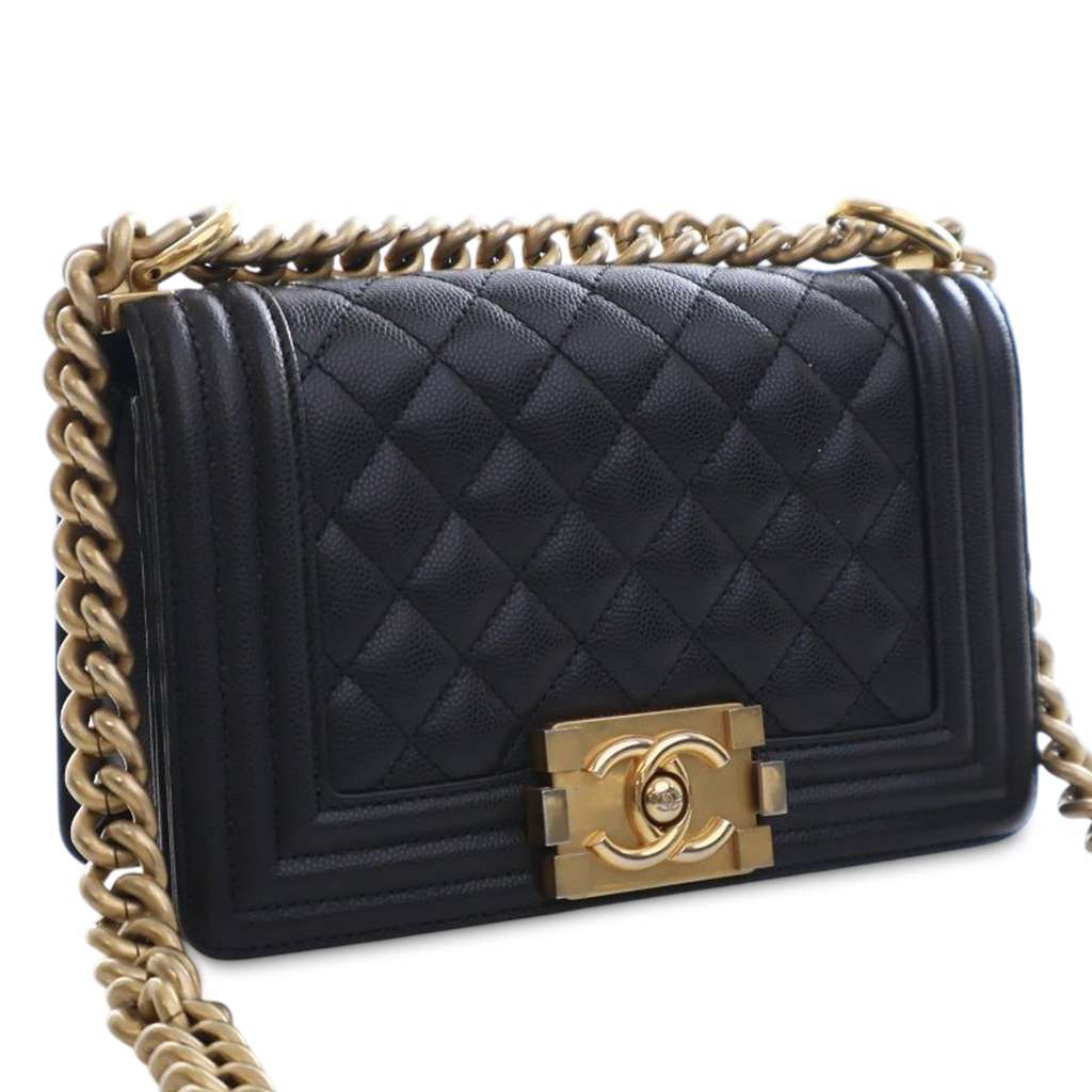 Chanel Small Quilted Caviar Boy Flap - 2