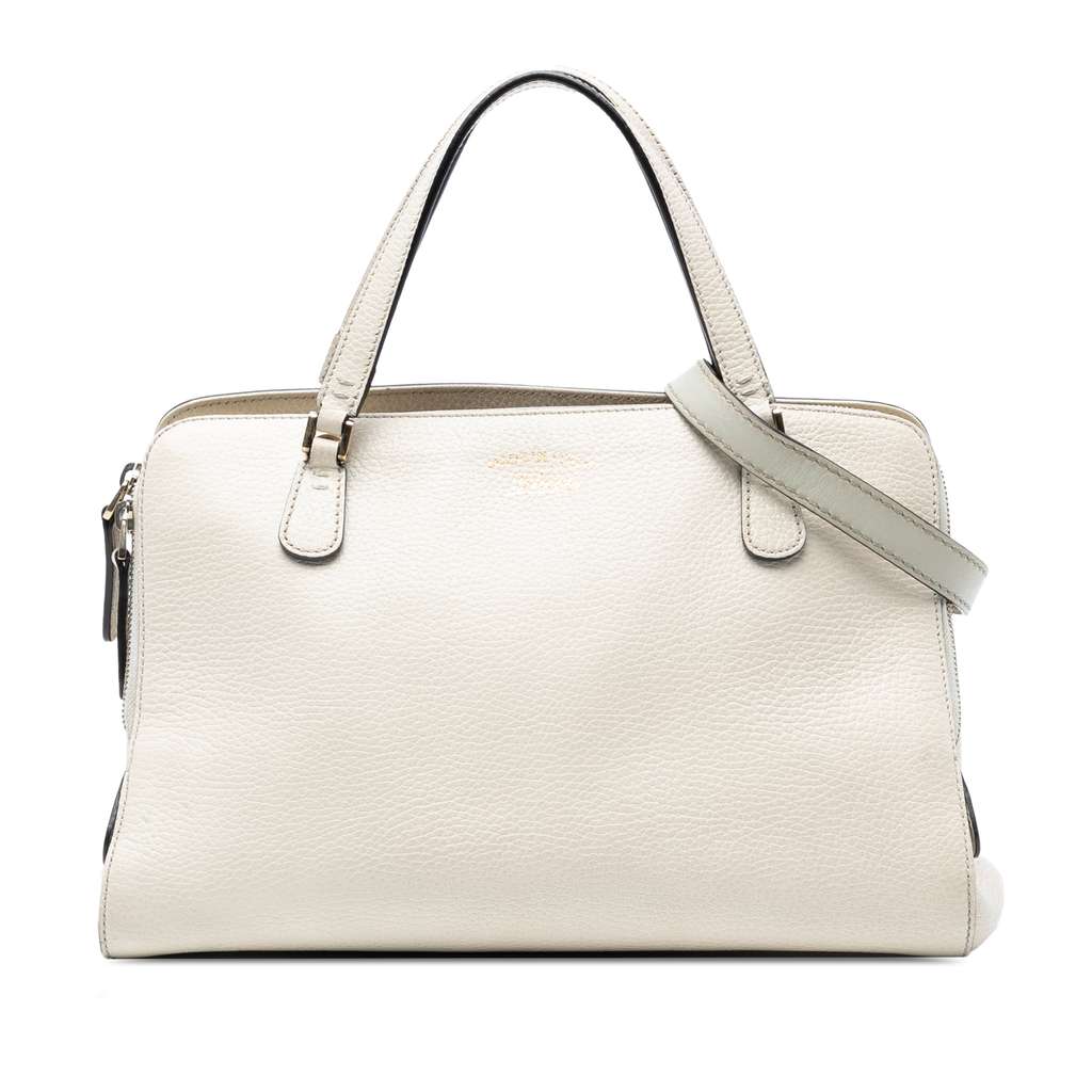 Gucci Calfskin Swing Top Handle Satchel