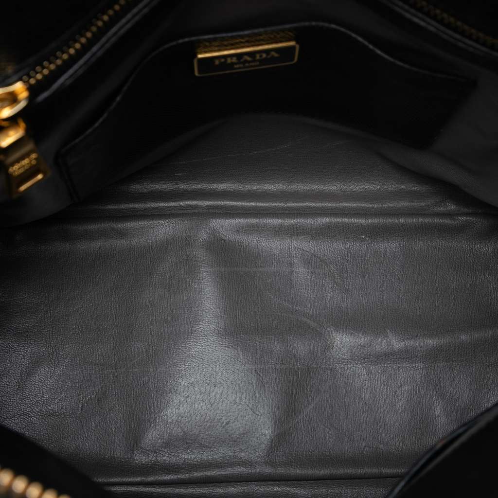 Prada Large Saffiano Cuir Dome Satchel - 4