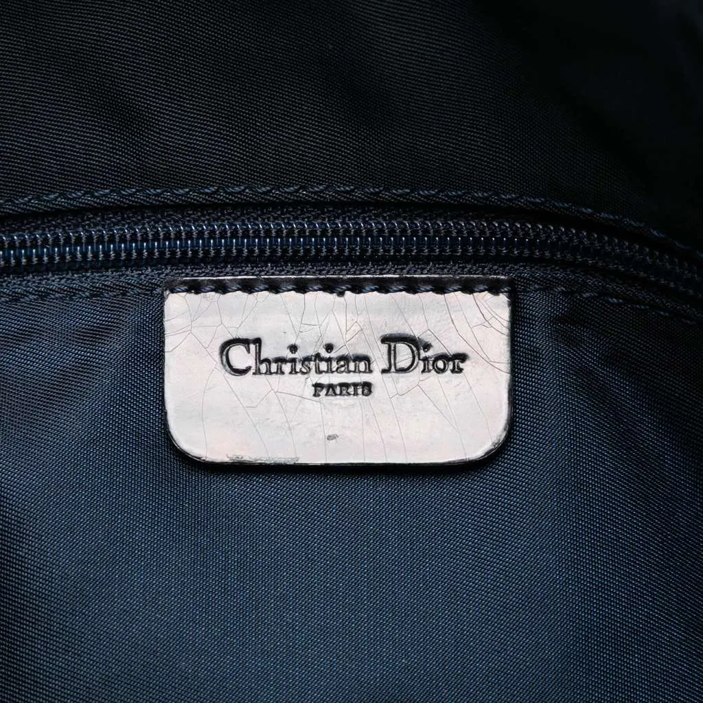 Dior Printed Denim Speedway Crossbody Blue Denim Good - Box View