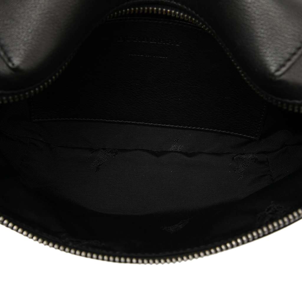 Burberry Crest Embossed Leather Bum Bag - 4