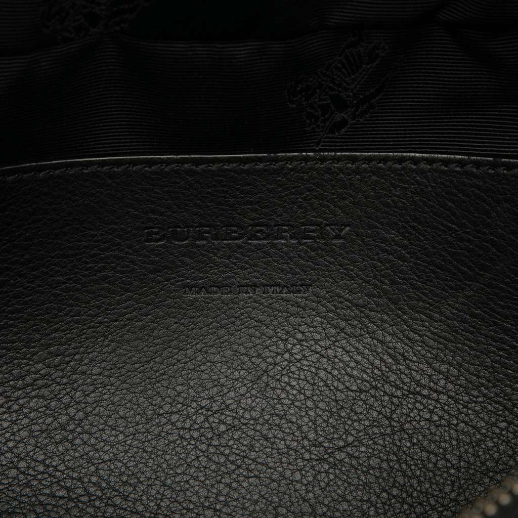 Burberry Crest Embossed Leather Bum Bag - 5
