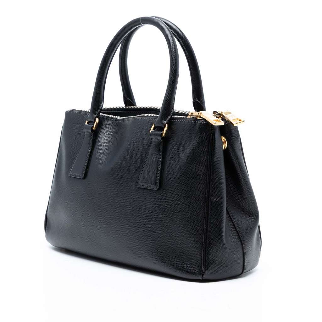 Prada Small Saffiano Lux Galleria Double Zip Satchel - 2